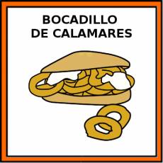 BOCADILLO DE CALAMARES - Pictograma (color)
