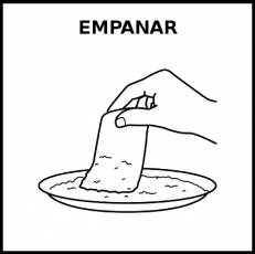 EMPANAR - Pictograma (blanco y negro)