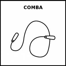 COMBA - Pictograma (blanco y negro)