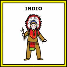 INDIO (AMERICANO) - Pictograma (color)