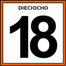 DIECIOCHO - Pictograma (color)