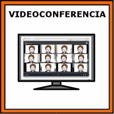 VIDEOCONFERENCIA - Pictograma (color)