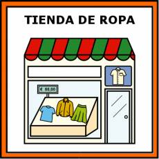 TIENDA DE ROPA - Pictograma (color)