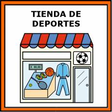 TIENDA DE DEPORTES - Pictograma (color)