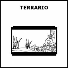 TERRARIO - Pictograma (blanco y negro)