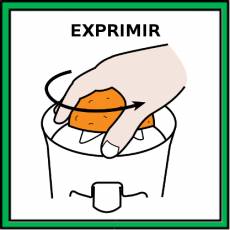 EXPRIMIR - Pictograma (color)