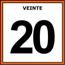 VEINTE - Pictograma (color)