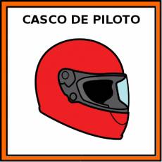 CASCO DE PILOTO - Pictograma (color)