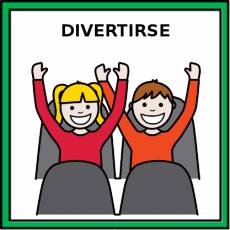 DIVERTIRSE - Pictograma (color)