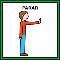 PARAR - Pictograma (color)