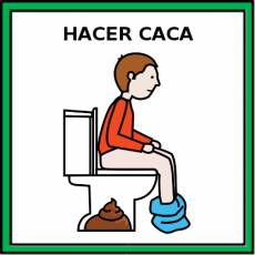 HACER CACA - Pictograma (color)