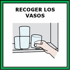 RECOGER LOS VASOS - Pictograma (color)
