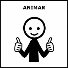 ANIMAR - Pictograma (blanco y negro)