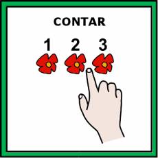 CONTAR (NÚMEROS) - Pictograma (color)
