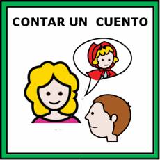 CONTAR UN CUENTO - Pictograma (color)