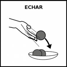 ECHAR - Pictograma (blanco y negro)