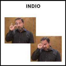 INDIO (DE LA INDIA) - Signo