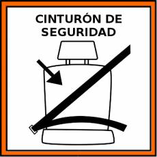 CINTURÓN DE SEGURIDAD - Pictograma (color)