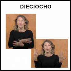 DIECIOCHO - Signo