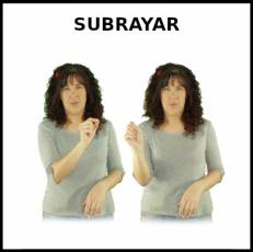 SUBRAYAR - Signo