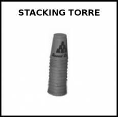STACKING TORRE - Pictograma (blanco y negro)
