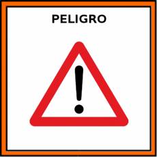 PELIGRO - Pictograma (color)