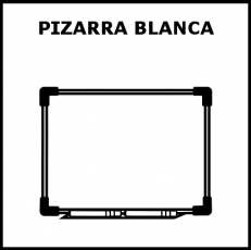 PIZARRA BLANCA - Pictograma (blanco y negro)