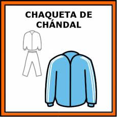 CHAQUETA DE CHÁNDAL - Pictograma (color)