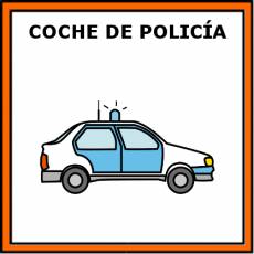 COCHE DE POLICÍA - Pictograma (color)