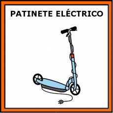 PATINETE ELÉCTRICO - Pictograma (color)