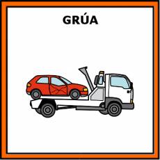 GRÚA (COCHE) - Pictograma (color)