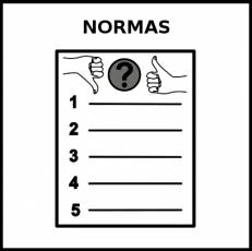 NORMAS - Pictograma (blanco y negro)