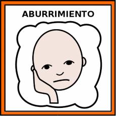 ABURRIMIENTO - Pictograma (color)
