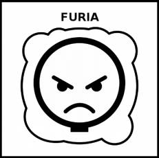 FURIA - Pictograma (blanco y negro)