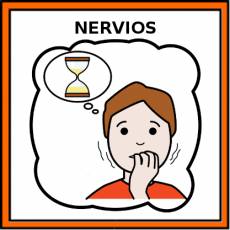 NERVIOS (ESTADO DE ÁNIMO) - Pictograma (color)