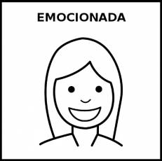 EMOCIONADA - Pictograma (blanco y negro)