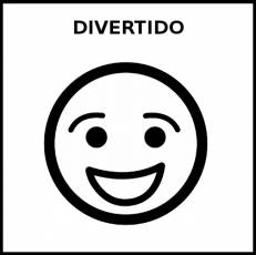 DIVERTIDO - Pictograma (blanco y negro)