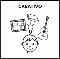 CREATIVO - Pictograma (blanco y negro)