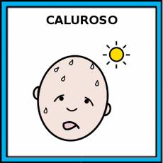 CALUROSO - Pictograma (color)
