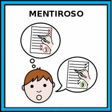 MENTIROSO - Pictograma (color)