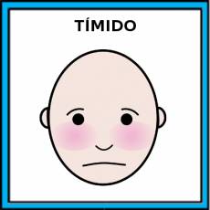 TÍMIDO - Pictograma (color)