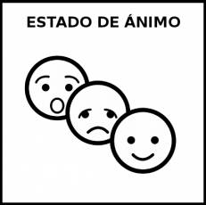 ESTADO DE ÁNIMO - Pictograma (blanco y negro)