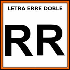 LETRA ERRE DOBLE (MAYÚSCULA) - Pictograma (color)