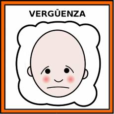 VERGÜENZA - Pictograma (color)