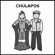 CHULAPOS - Pictograma (blanco y negro)