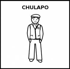 CHULAPO - Pictograma (blanco y negro)