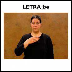 LETRA be (MINÚSCULA) - Signo