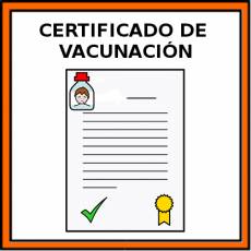CERTIFICADO DE VACUNACIÓN - Pictograma (color)