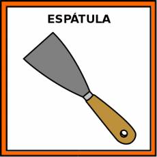 ESPÁTULA (HERRAMIENTA) - Pictograma (color)