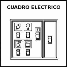 CUADRO ELÉCTRICO - Pictograma (blanco y negro)